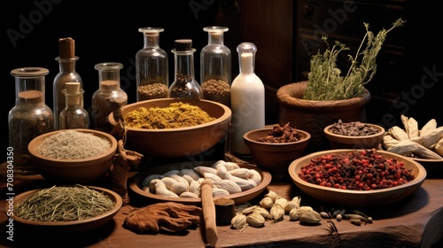 ancient herbal medications ingredients items