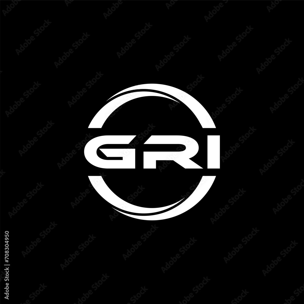 GRI letter logo design with black background in illustrator, cube logo, vector logo, modern alphabet font overlap style. calligraphy designs for logo, Poster, Invitation, etc. GRI letter logo design with black background in illustrator, cube logo, vector logo, modern alphabet font overlap style. calligraphy designs for logo, Poster, Invitation, etc.