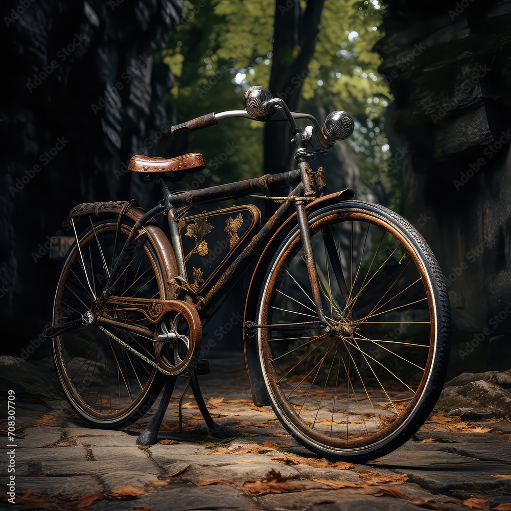 Vintage Old Bicycle
