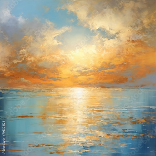 abstract seascape
