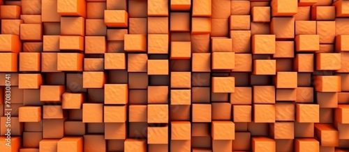 Abstract orange bricks