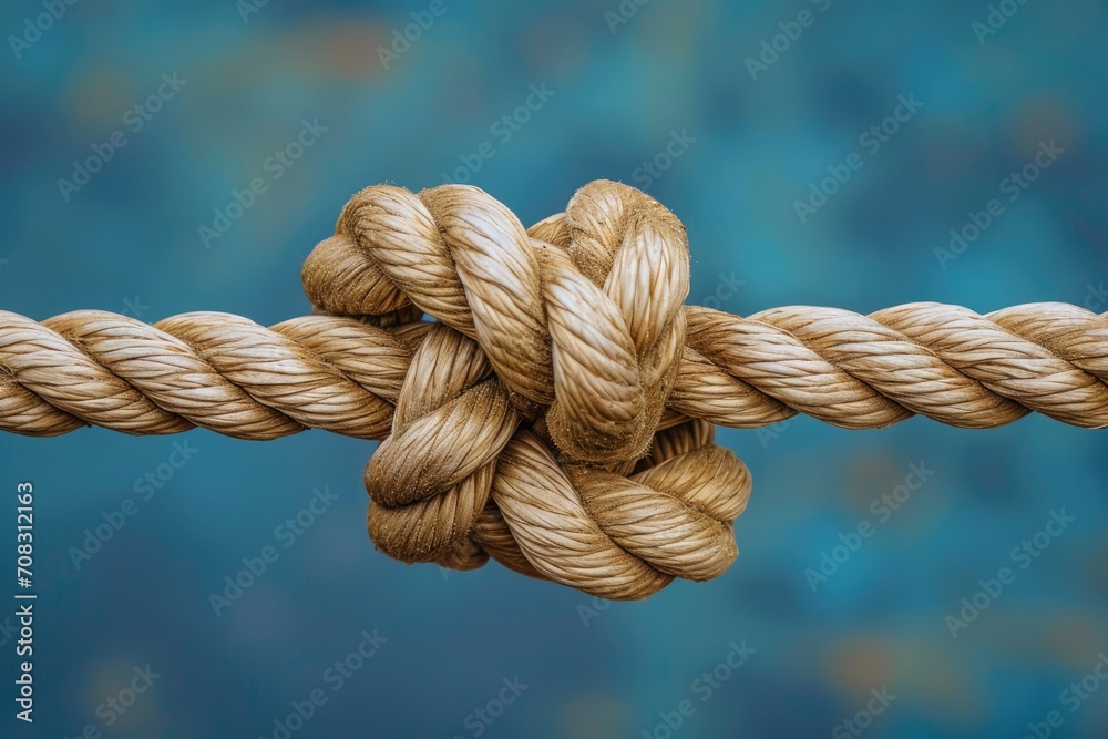 The knot is intricate and tightly bound, it’s clear that it’s meant to hold something firmly in place The knot is intricate and tightly bound, it’s clear that it’s meant to hold something firmly in place