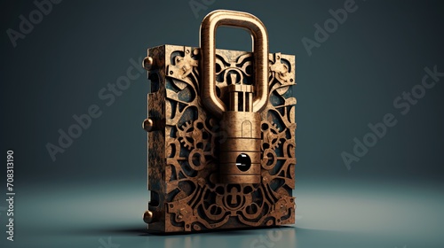 a lock and key morphing into a Security