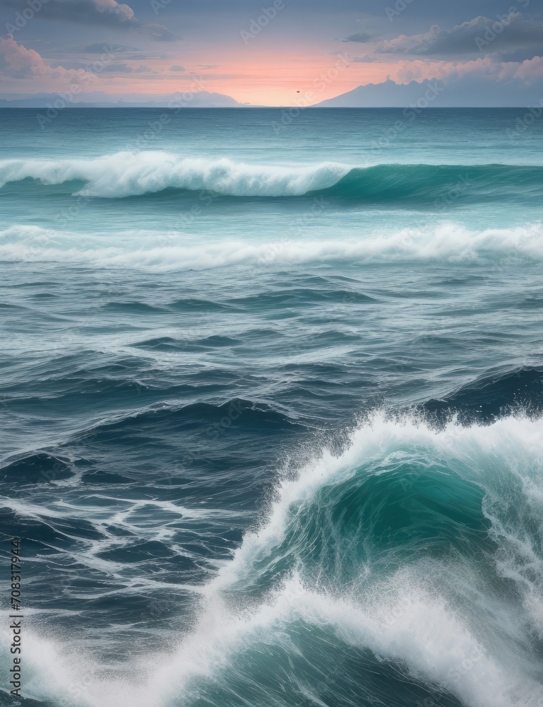 Fototapeta premium sea view background design bright nature