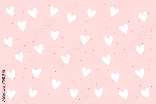 minimal and cute heart pattern a lovely message