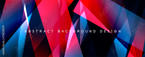 Breaking Glass Background, Kaleidoscope effect. Transparent Straight Lines. Dynamic Light Rays effect. Vector Illustration For Wallpaper, Banner, Background, Card, Book Illustration, landing page