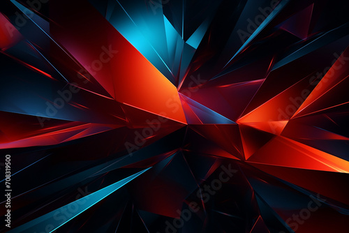 background abstract visual striking, Glowing geometric shapes with vibrant gradients in neon colors for a radiant and modern design, Bold diagonal contrasting color for a striking and dynamic design