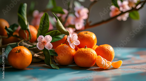 Fresh Oranges and Blossoms 
