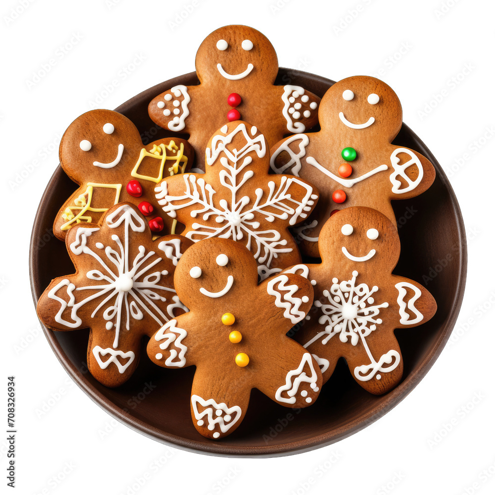 gingerbread cookies  Transparent Background Png Image