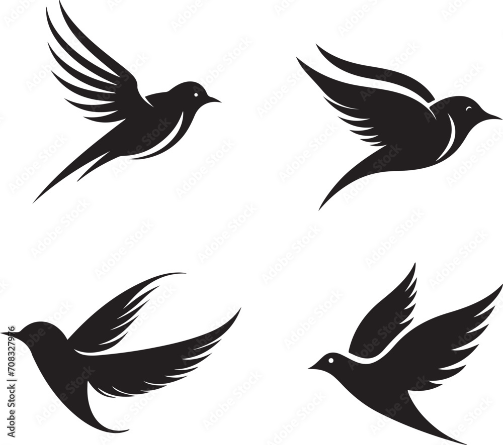 hand drawn bird icon style vector illustration generative ai hand drawn bird icon style vector illustration generative ai