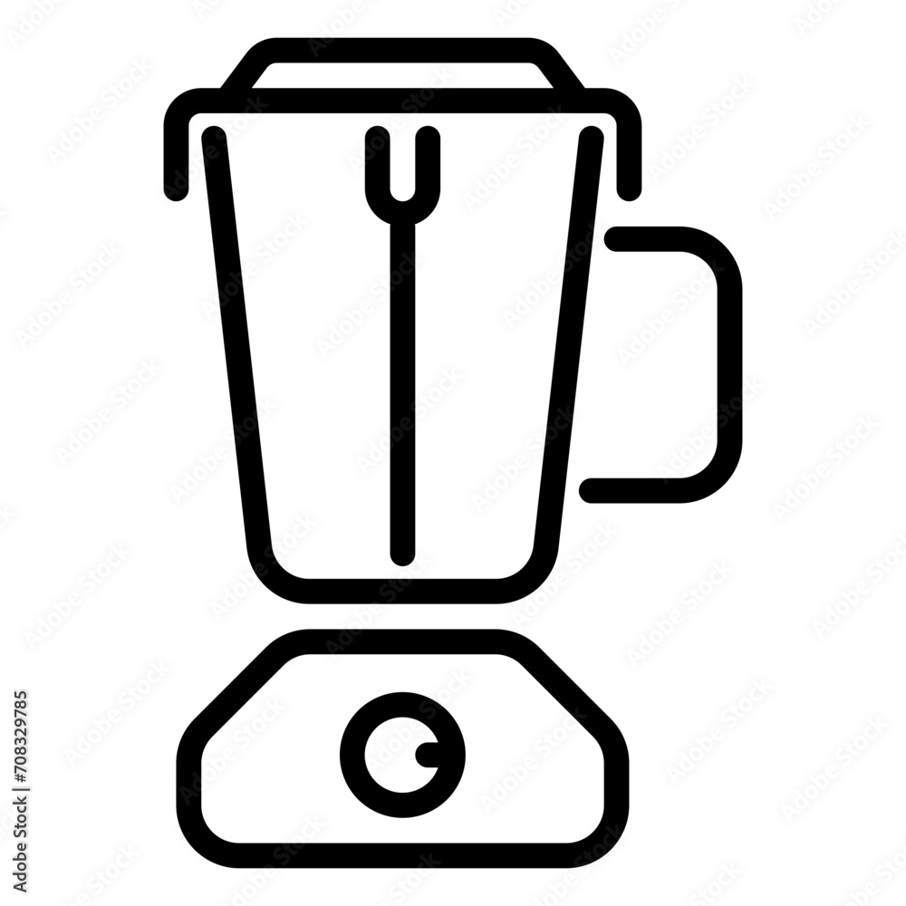 mixer icon, line icon style mixer icon, line icon style