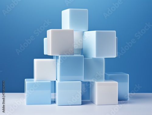 Set of various boxes
