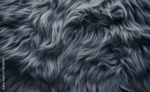 Gray furry background.