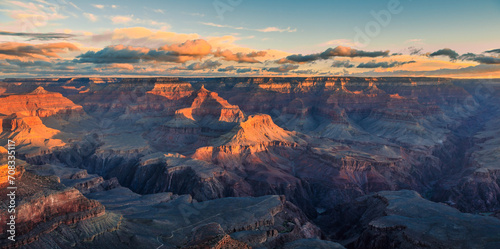 Gorgeous Morning Clouds on the Grand Canyon, Grand Canyon National Park, Arizona © Stephen