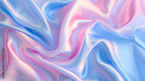Sky blue & bubblegum silk background photo