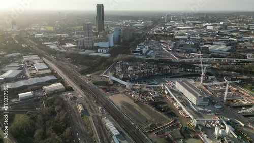 Old Oak Common is a railway station under construction on the site of the Old Oak Common traction maintenance depot to the west of London