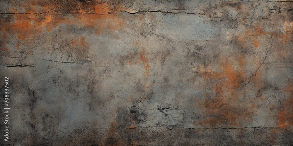 background,Gray concrete texture with rust, crackes and scratches. Modern illustration.Rusty steel plate with grunge paint on old fashioned building feature generated,Grunge metal texture background 