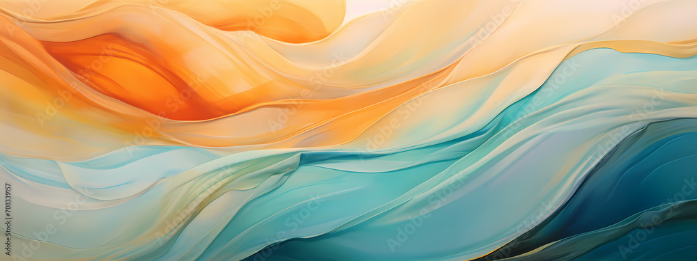 Silken Waves: A Journey from Ocean Depths to Sunset Skies Silken Waves: A Journey from Ocean Depths to Sunset Skies
