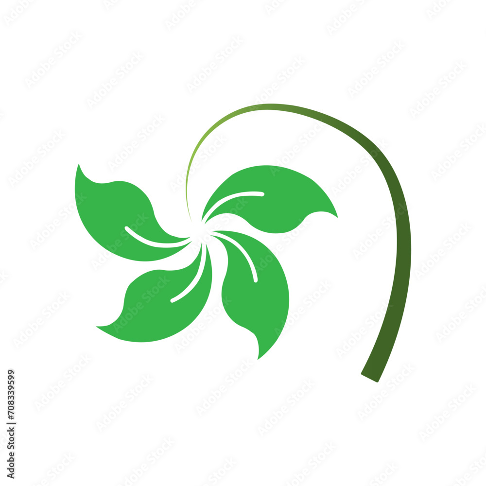 Fototapeta premium Leaf logo