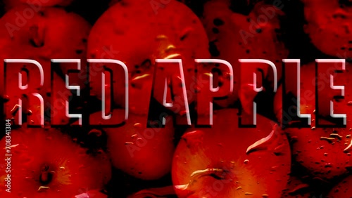 Red Apple, a fictional brand of cigarettes. Blogging background.