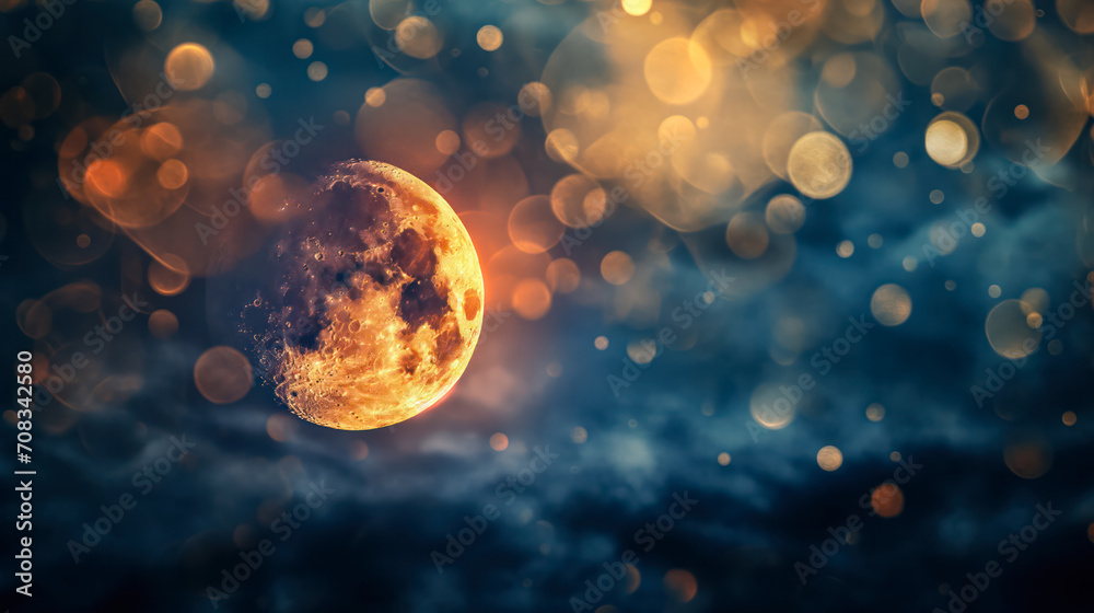 Beautiful Planet in Space Abstract Background Beautiful Planet in Space Abstract Background