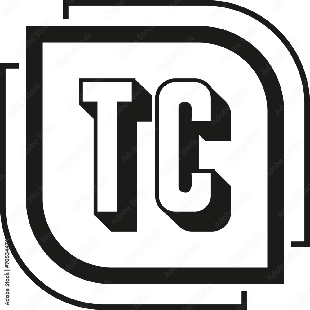 TC letter logo design on white background. TC logo. TC creative initials letter Monogram logo icon concept. TC letter design TC letter logo design on white background. TC logo. TC creative initials letter Monogram logo icon concept. TC letter design