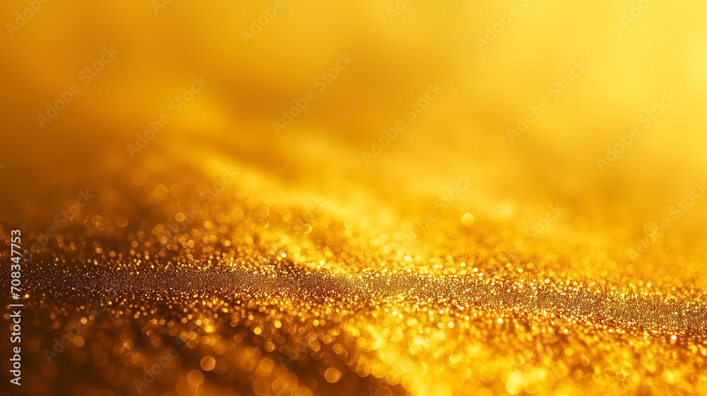 Luxurious gold bokeh background.