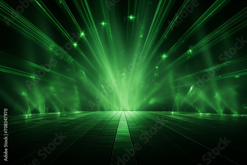 Green Raylights Background