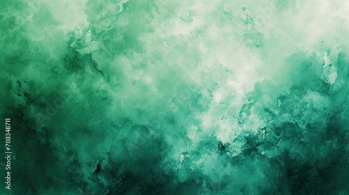  green watercolor background, abstract green Watercolour painting soft textured,green Wave pattern watercolor © Planetz