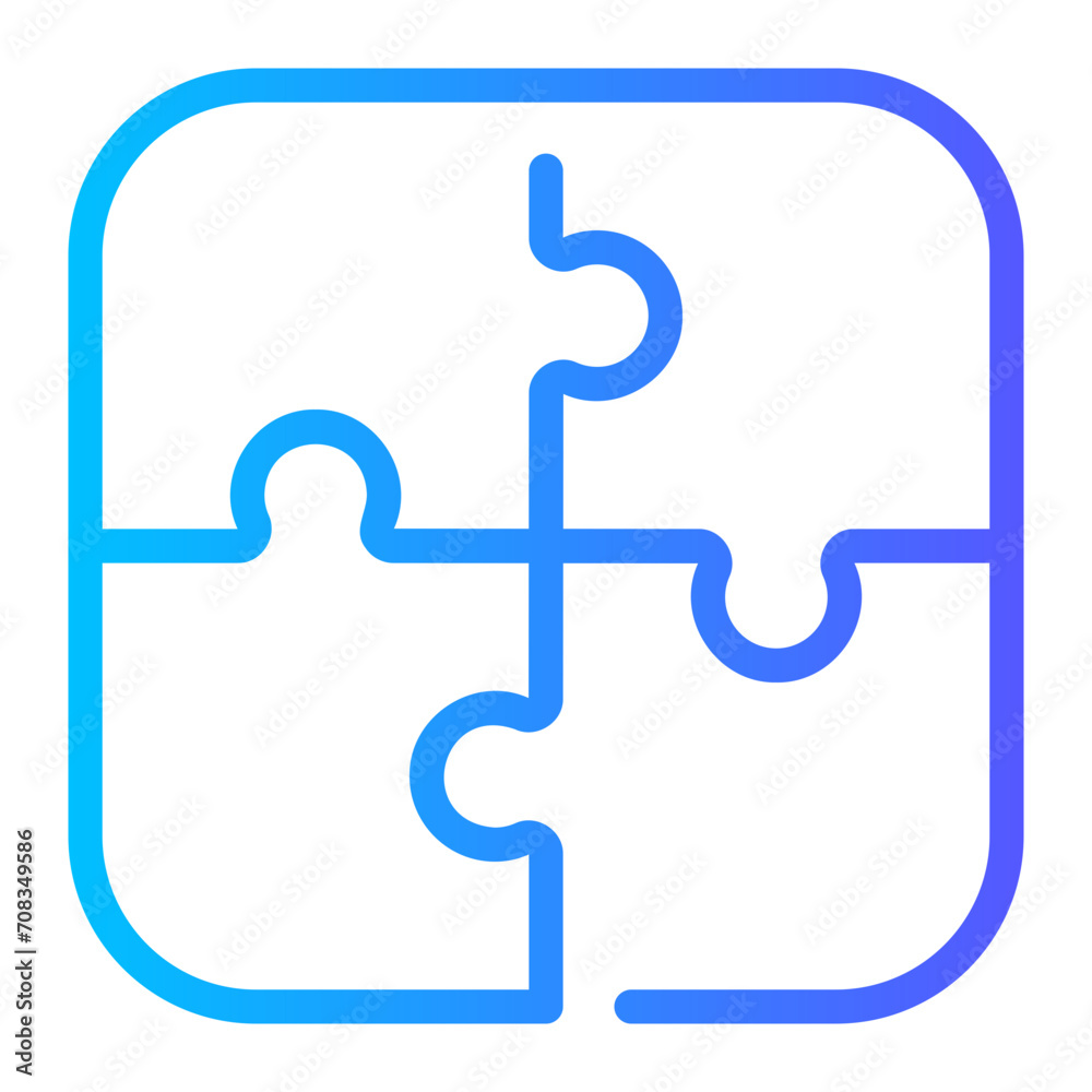 problem solving gradient icon problem solving gradient icon