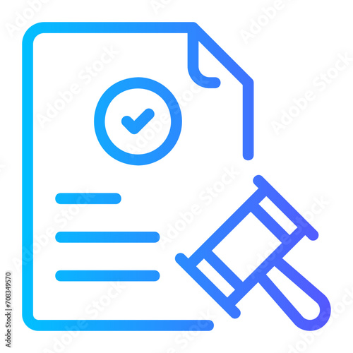 compliant gradient icon