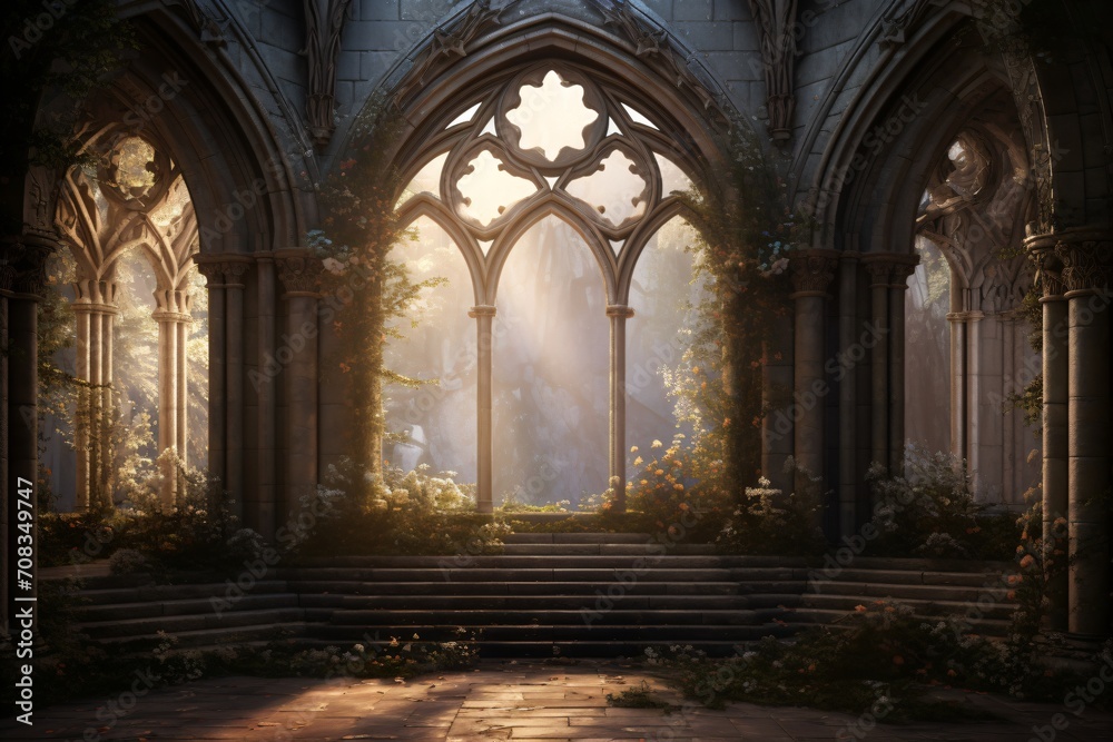 Obraz premium Ancient archway architecture