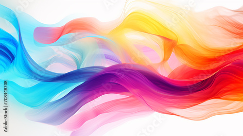 colorful abstract flow fractal psychedelic background