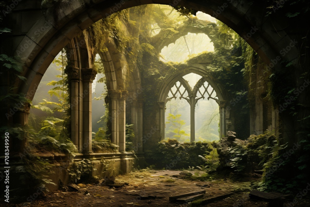 Fototapeta premium Ancient archway architecture