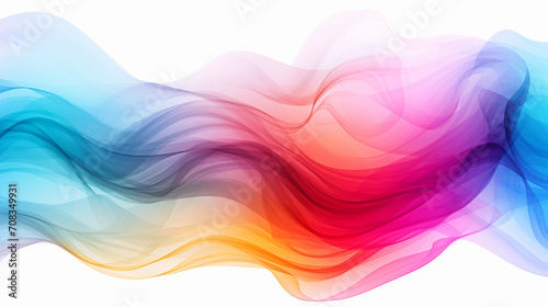 colorful abstract flow fractal psychedelic background © Aura