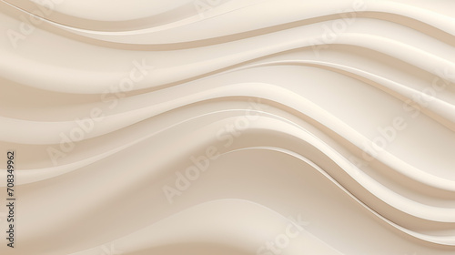 A minimalist abstract background with smooth milk ripples and soft, creamy textures against a neutral tone Ai Generative