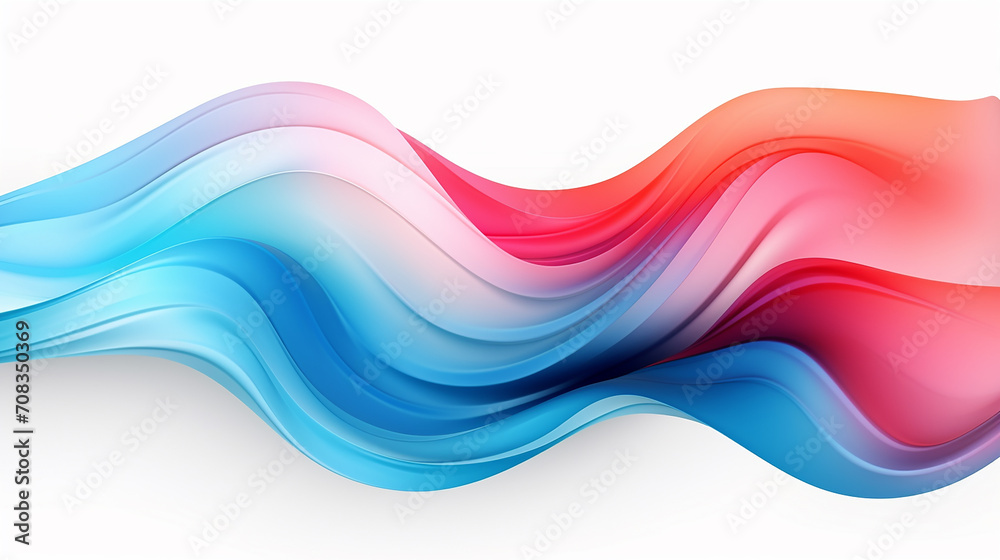 modern colorful flow poster wave liquid shape in color background art design for your design project - obrazy, fototapety, plakaty 