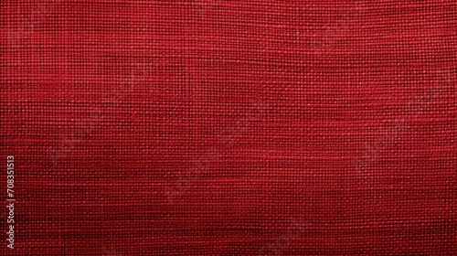 Closeup of red fabric texture for background. red silk satin naturan cloth fabric texture