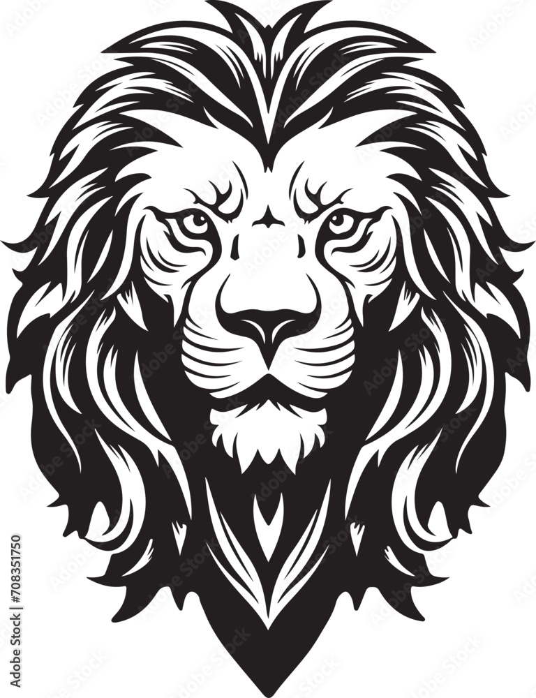 lion icon vector on isolated background generative ai lion icon vector on isolated background generative ai