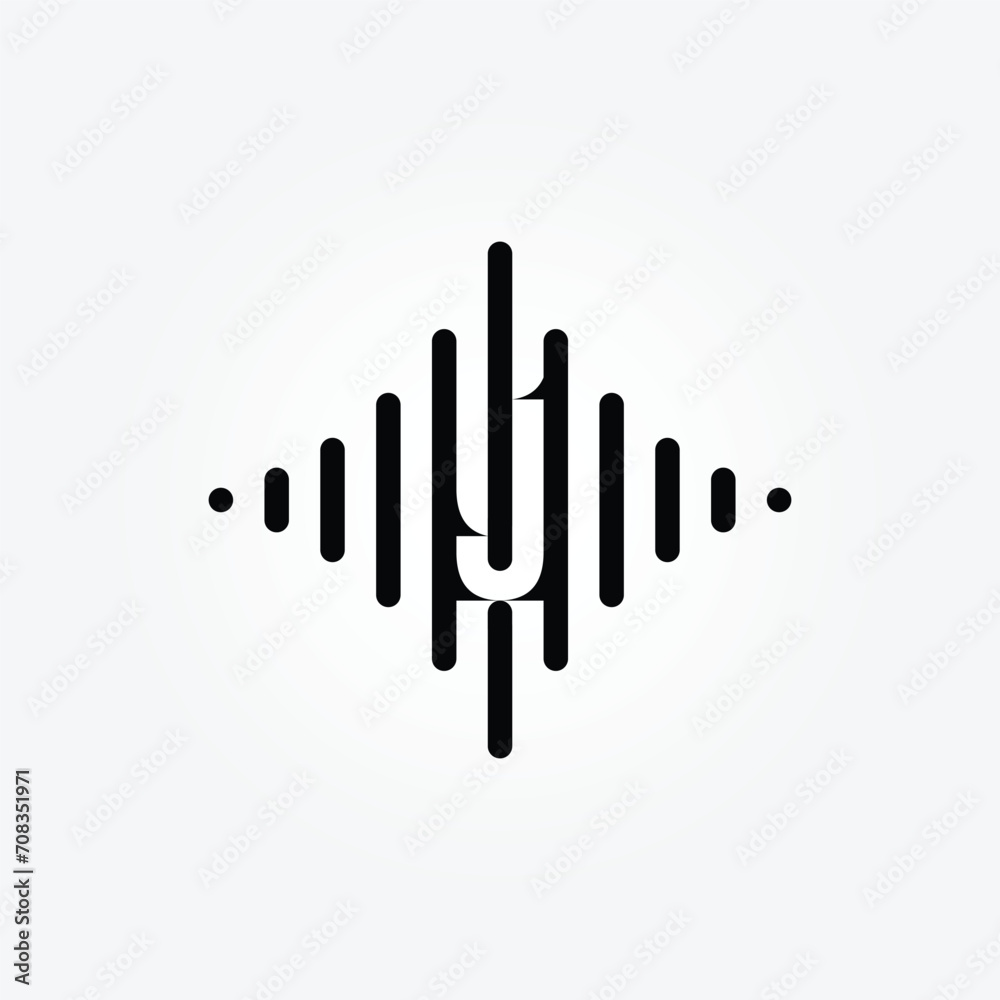 letter J Music logo design collection with gradient style letter J Music logo design collection with gradient style