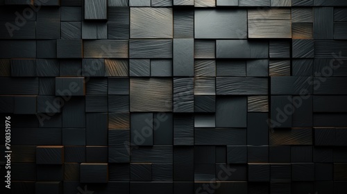 3d Black wood wallpapers are dark, elegant designs , for backgrounds in interior design, furniture, and home decor. These versatile patterns add a sophisticated touch to digital or print projects. photo