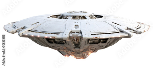 Fototapeta Naklejka Na Ścianę i Meble -  UFO png Unidentified flying object png alien spaceship png alien airship png alien ship png ufo flying png UFO transparent background