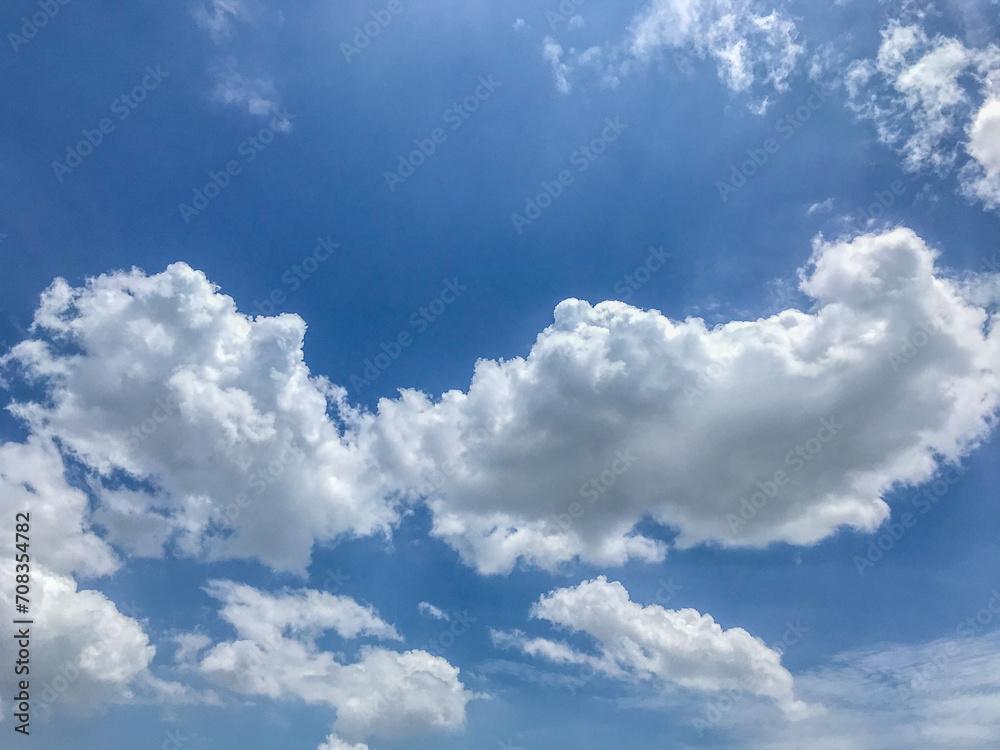 blue sky with clouds