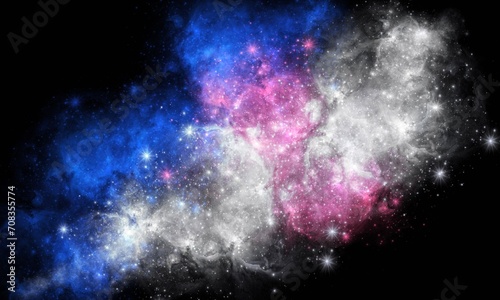 Colorful Space Galaxy Nebula Background Wallpaper