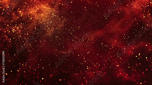 A red nebula with stars and dust, depicts a vibrant cosmic scene, perfect for sci-fi themes, space exploration, and astronomy-related designs in need of a captivating celestial backdrop.
