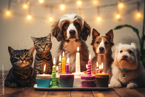 Dogs and Cats birthday party 