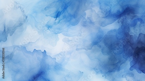 blue watercolor background  abstract light blue  Watercolour painting textured blue Wave pattern watercolor on white
