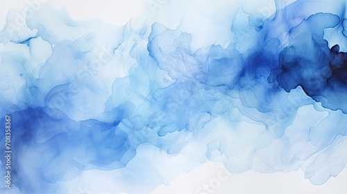 blue watercolor background, abstract light blue Watercolour painting textured,blue Wave pattern watercolor on white