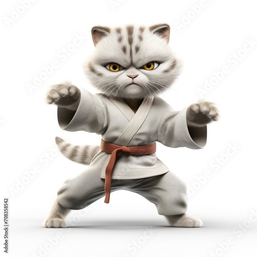 3d Kungfu cat © tommy