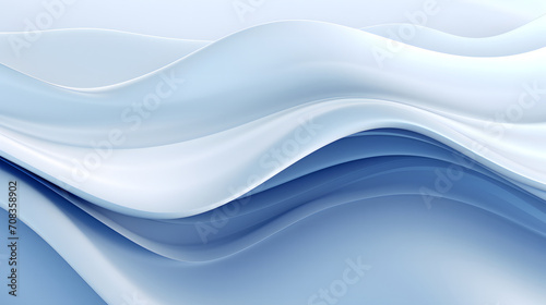 A seamless abstract blue texture background featuring elegant swirling curves in a wave pattern, set against a bright blue material background.